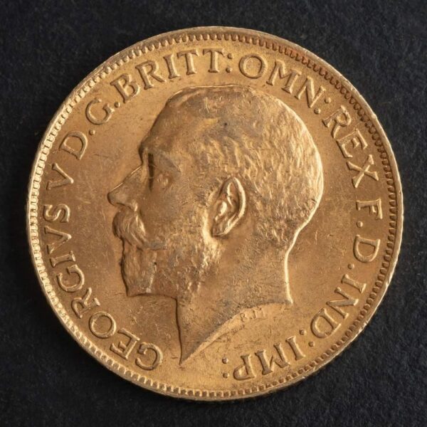 1913 George V Gold Sovereign Coin - Image 2