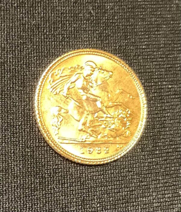 1982 Elizabeth II Gold Half Sovereign