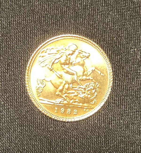 1982 Elizabeth II Gold Half Sovereign - Image 2