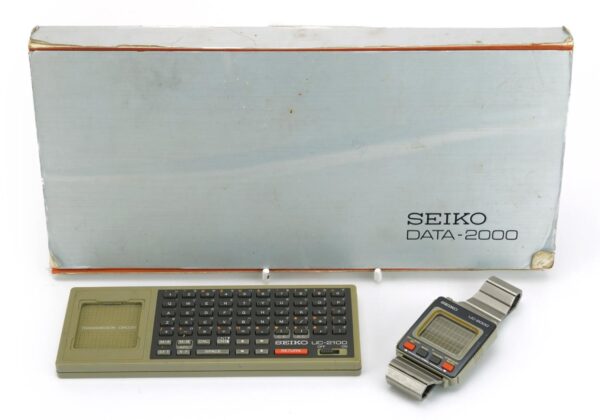 Vintage Seiko Data-2000 Digital Wristwatch Computer Calculator